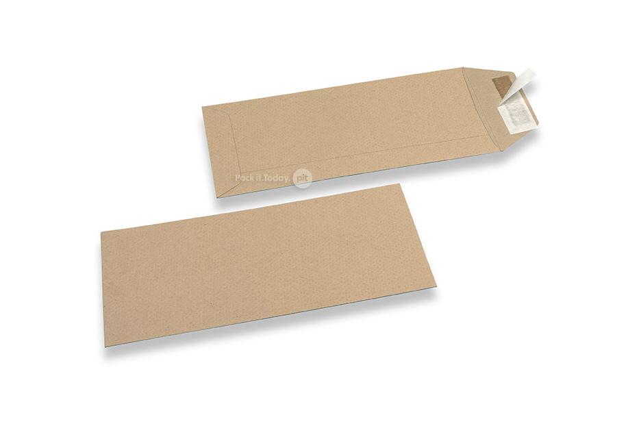 Recycelte Briefumschläge geschäftlich, 110 x 220 mm, EA 5/6, Haftklebeverschluss, 115 grs.