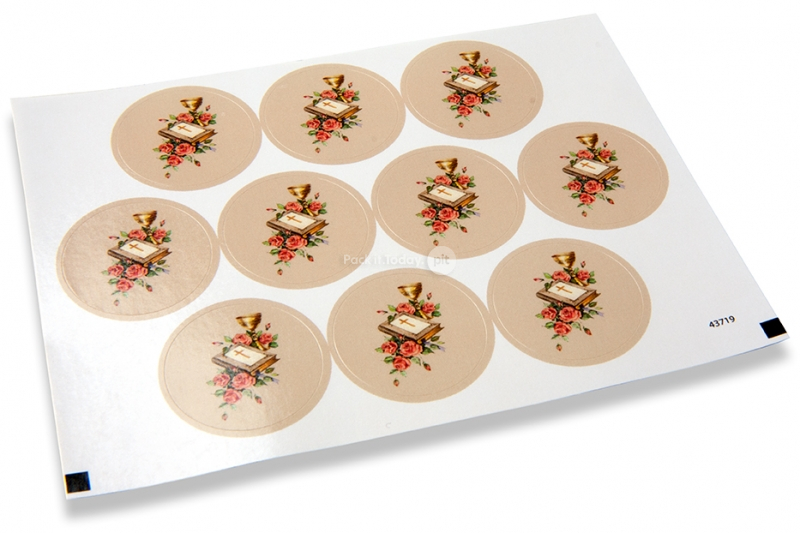 Taufe-Verschlusssiegel - Bibel mit Rosen