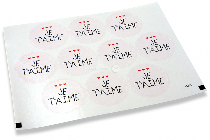 Liebe-Verschlusssiegel - Je t'aime