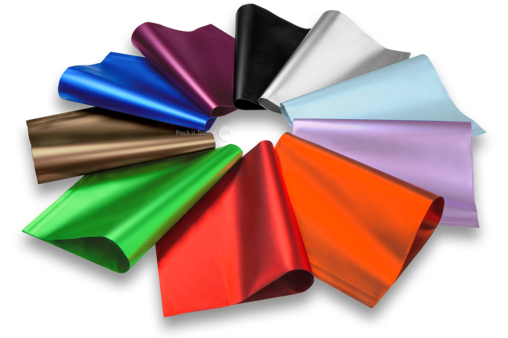 Folienumschläge matt metallic farbig