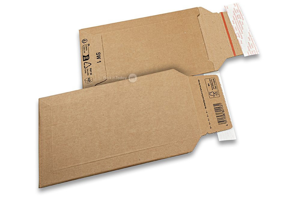 Versandtaschen aus Wellpappe - 170 x 245 mm, SW1