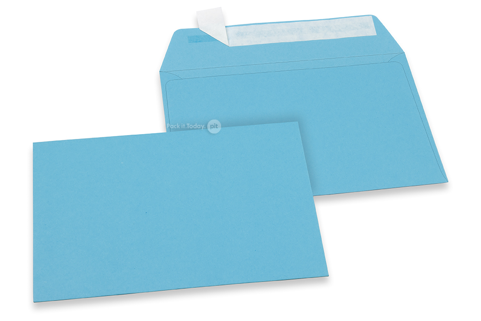 Farbige Briefumschläge Papier - Himmelblau, 114 x 162mm