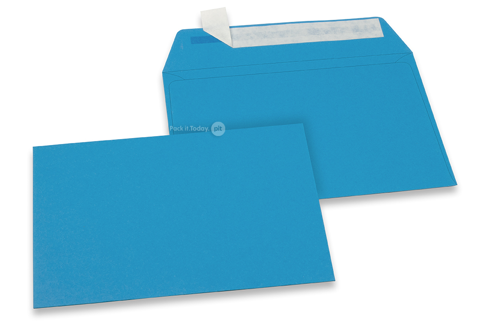Farbige Briefumschläge Papier - Meerblau, 114 x 162 mm