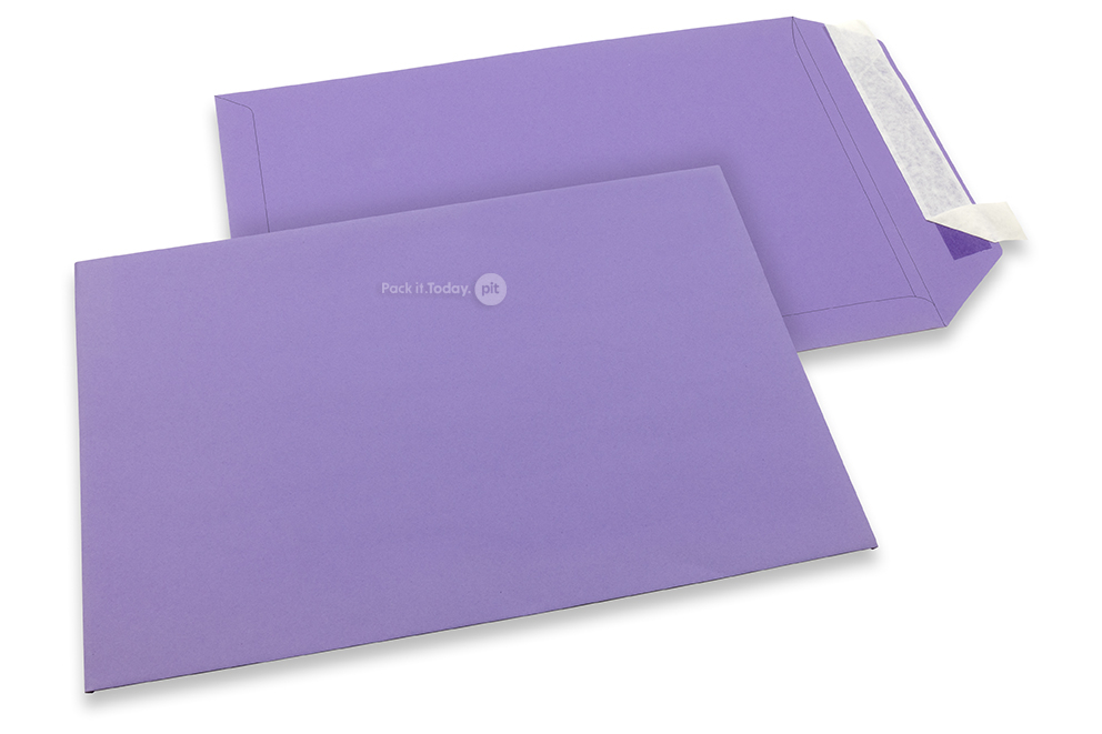 Farbige Briefumschläge Papier - Violett, 229 x 324 mm