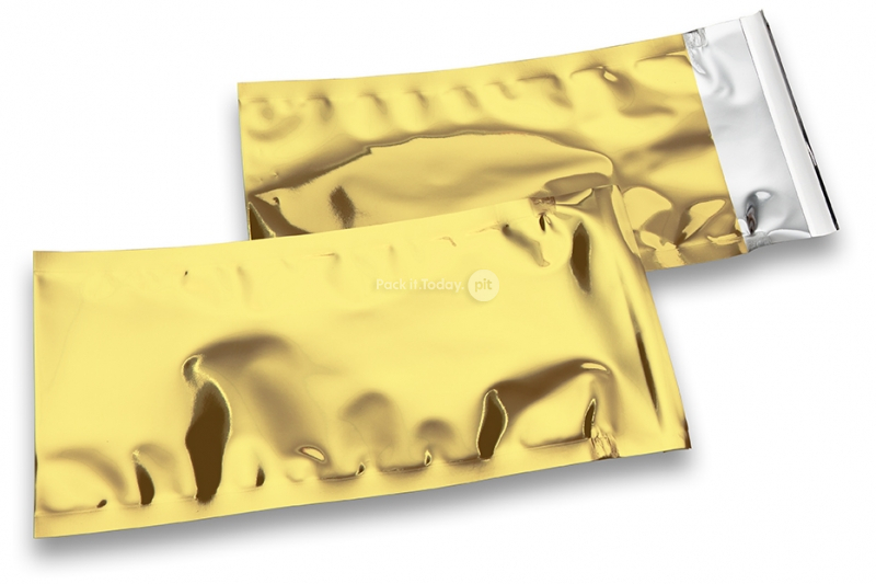 Goldene Metallic Folienumschläge - 114 x 229 mm