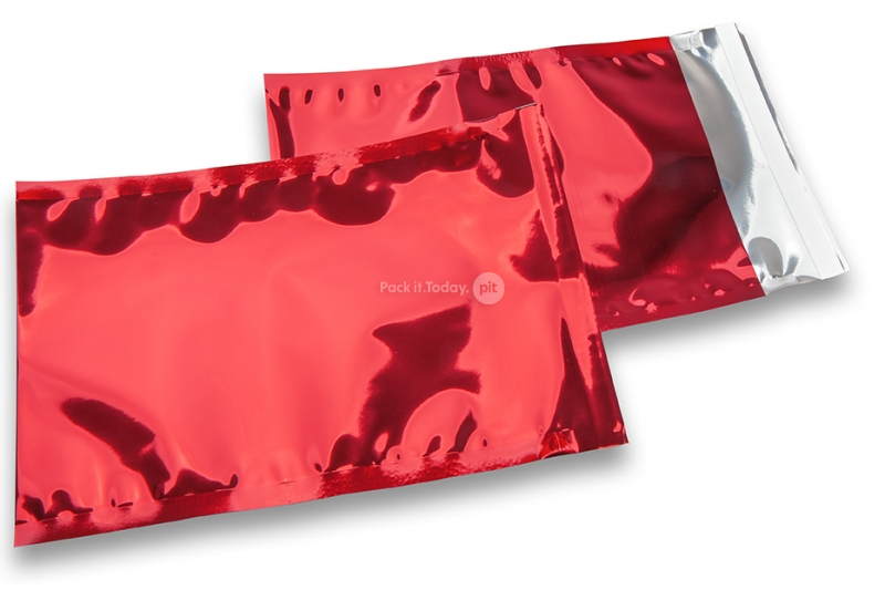Rote Metallic Folienumschläge - 162 x 229 mm