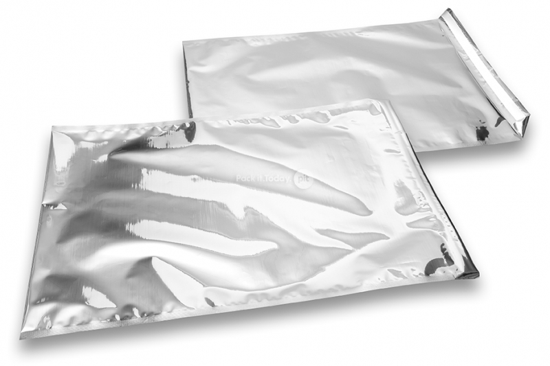 Silberne Metallic Folienumschläge - 229 x 324 mm