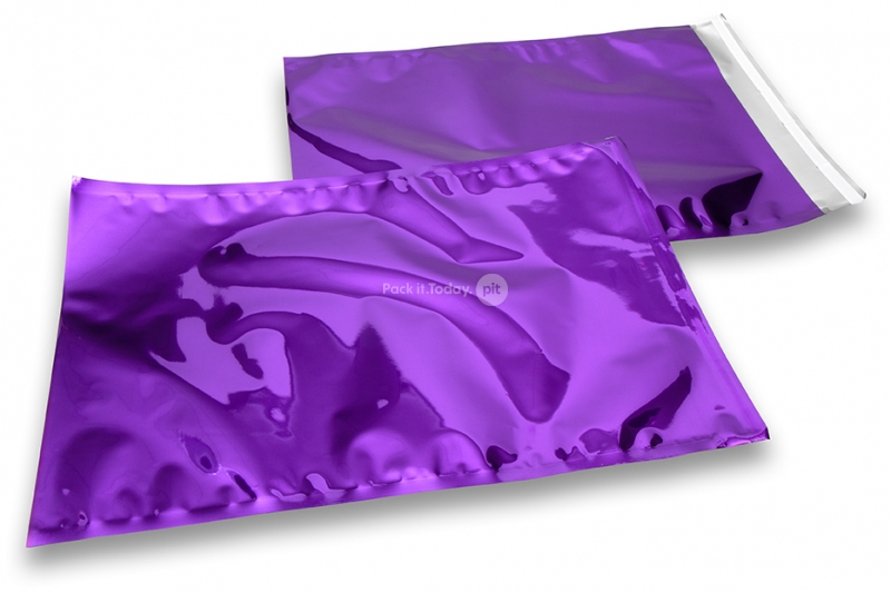 Lila Metallic Folienumschläge - 229 x 324 mm