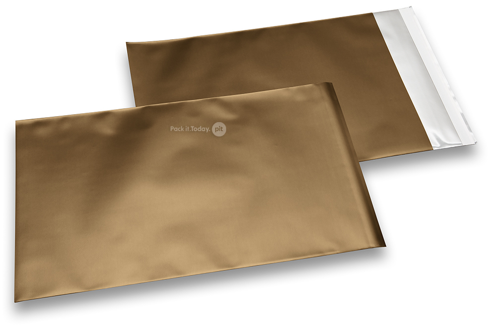 Goldene Folienumschläge matt metallic farbig - 230 x 320 mm