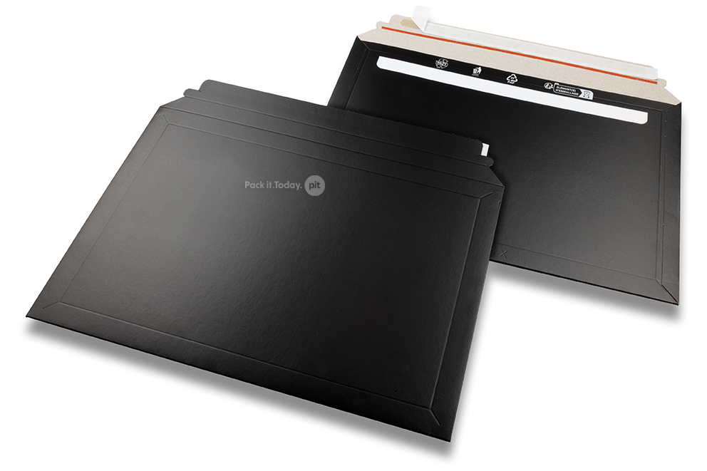 Versandtaschen schwarz - 250 x 353 mm
