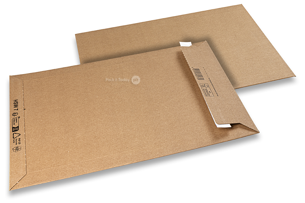 Versandtaschen aus Wellpappe - 320 x 460 mm