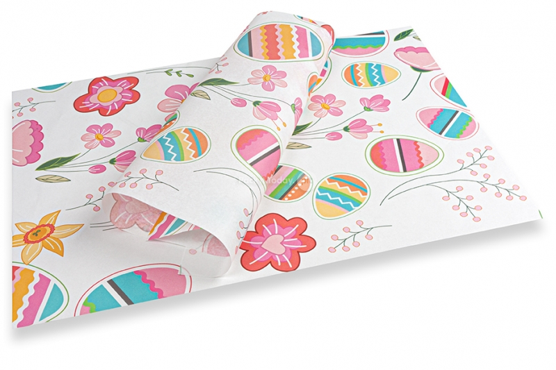 Seidenpapier zu Ostern - Helle Farben