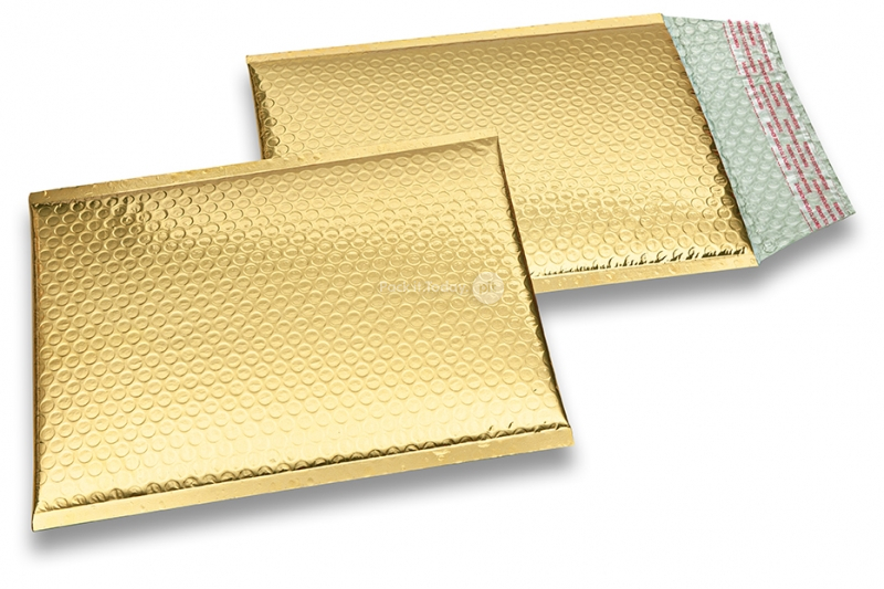 Luftpolstertaschen metallic umweltfreundlich - Gold 180 x 250 mm
