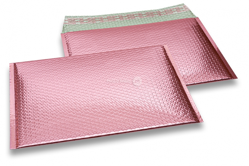 Luftpolstertaschen metallic umweltfreundlich - Rosegold 235 x 325 mm