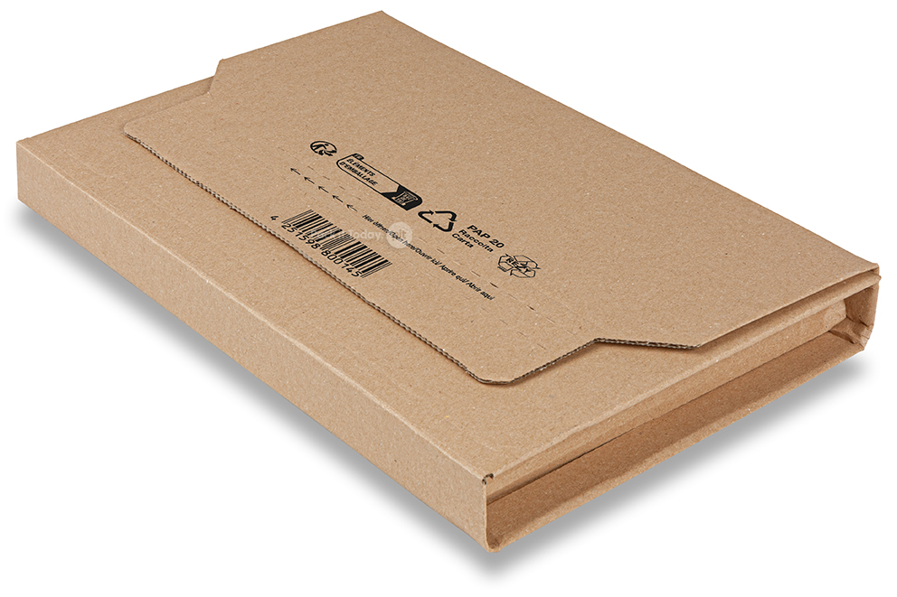 Geschlossen Buchverpackung - Braun