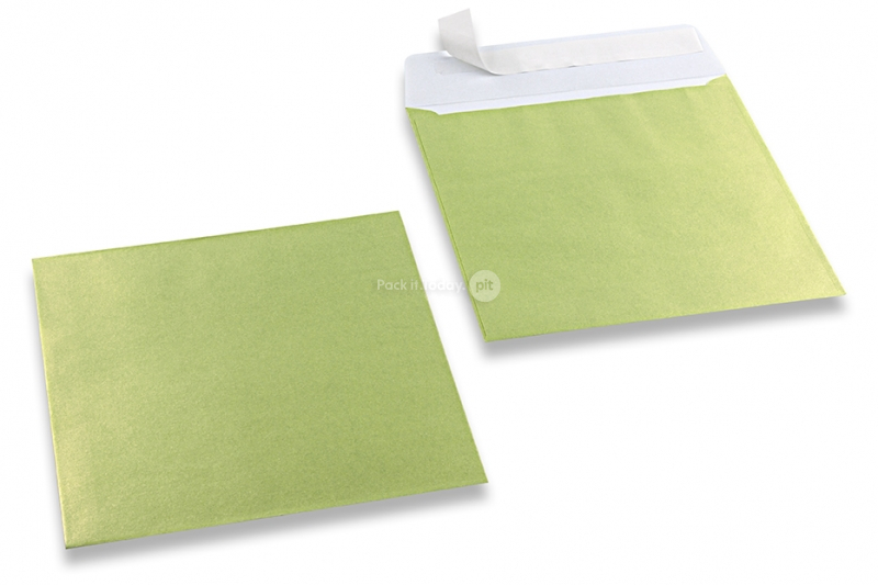 Limone Briefumschläge mit Perlmutteffekt - 170 x 170 mm