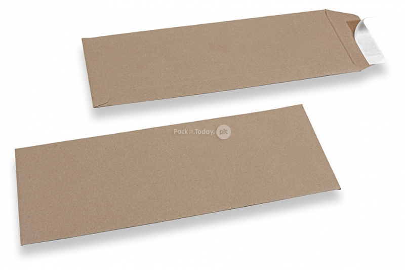 Notaris Briefumschläge, braun - 125 x 324 mm