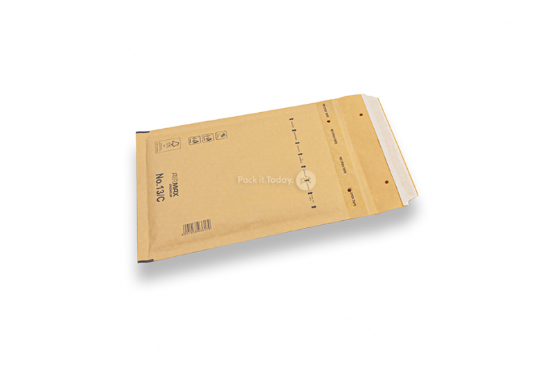 Braune Luftpolstertaschen (80 Gramm) - 150 x 215 mm (C13)