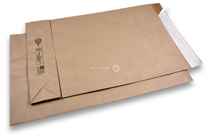 Versandtaschen Papier mit Selbstklebestreifen - Braun