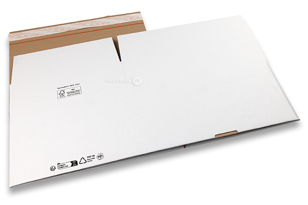 Blitzbodenkarton SpeedBox - weiss, 370 x 280 x 173 mm - SPX13