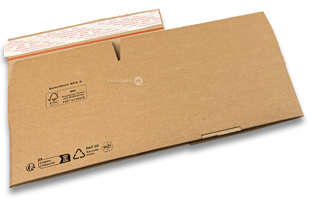 Blitzbodenkarton SpeedBox - braun, 230 x 130 x 80 mm - SPX5
