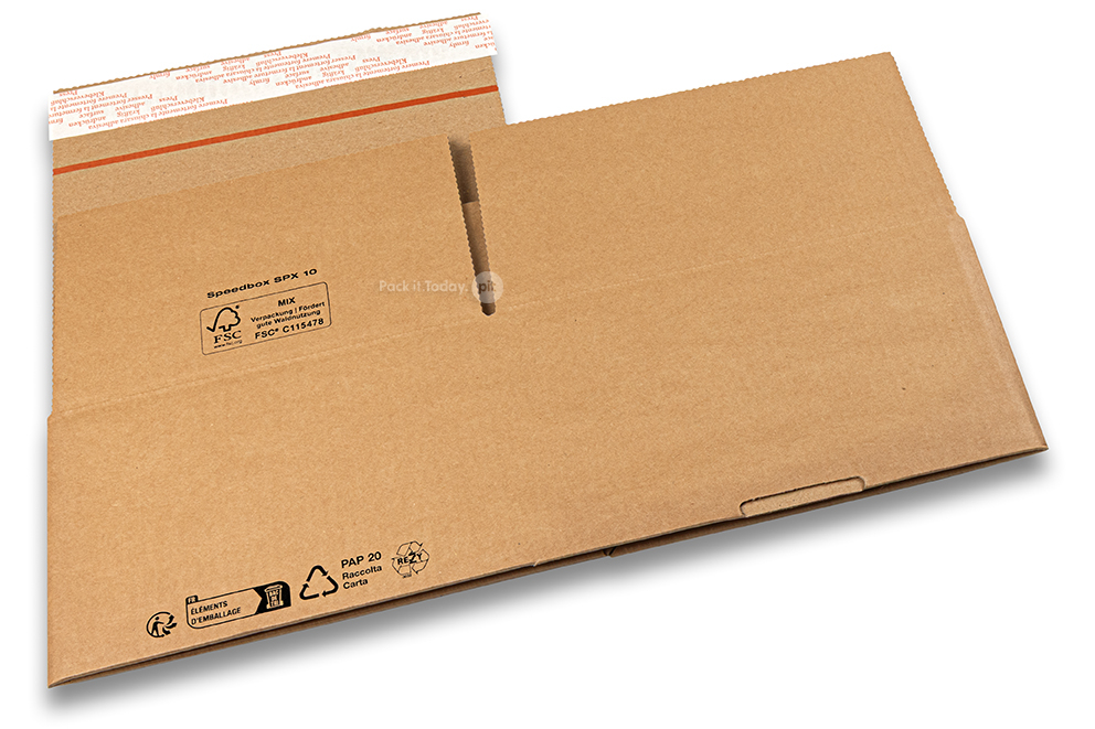 Blitzbodenkarton SpeedBox - braun, 220 x 190 x 120 mm - SPX10