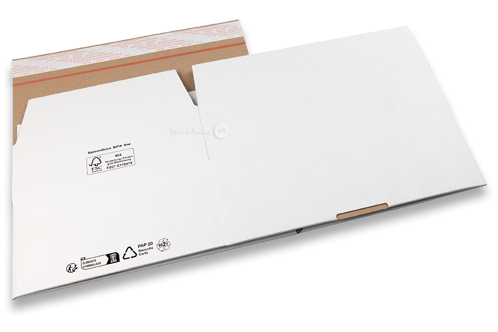 Blitzbodenkarton SpeedBox - weiss, 310 x 230 x 110 mm - SPX9