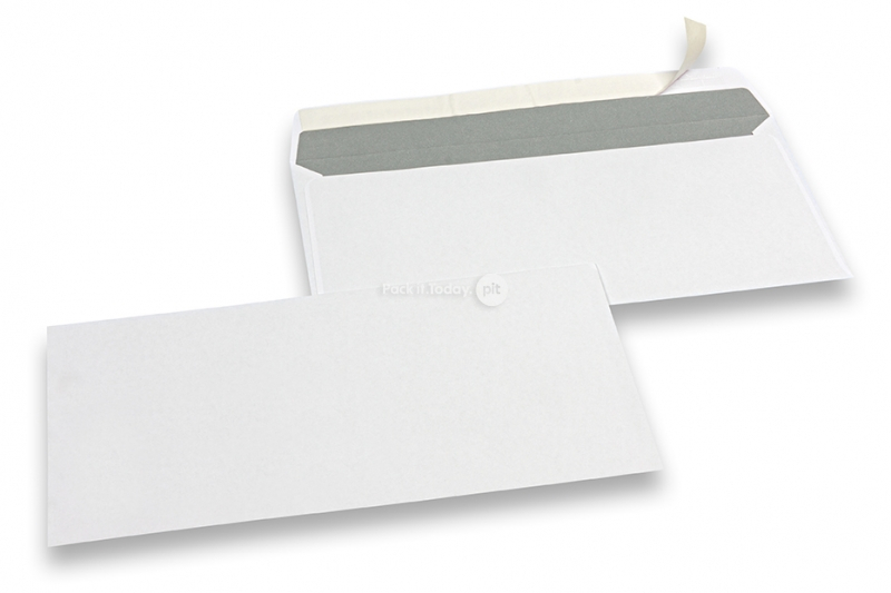 Briefumschläge Standard weiß, 110 x 220 mm (DL), 80 Gramm, haftklebeverschluß, Gewicht pro Stück ca. 4 Gr.