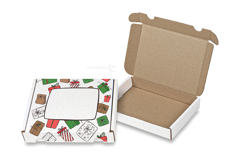 Maxibriefkarton Weihnachten - Geschenke- 160 x 120 x 25 mm