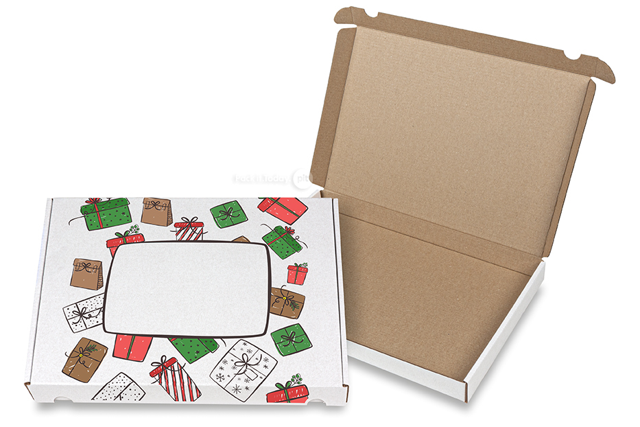 Maxibriefkarton Weihnachten - Geschenke - 310 x 220 x 26 mm